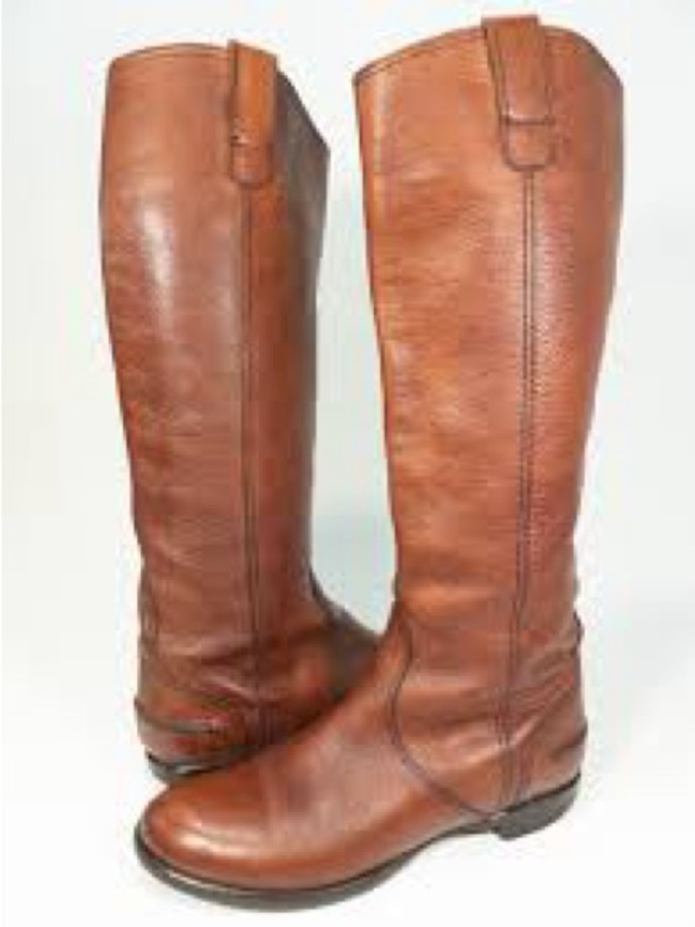 Madewell 1937 Archive Brown Leather Riding Knee High Boots